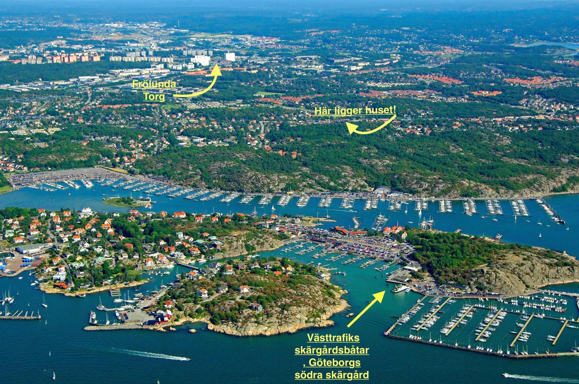 Mysigt Attefallshus Med Naerhet Till Stad Och Hav Göteborg Exteriör bild